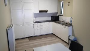Η κουζίνα ή μικρή κουζίνα στο Mathilda - apartments