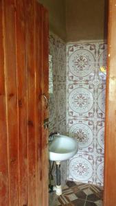 Koupelna v ubytování Camping Les Palmeraies