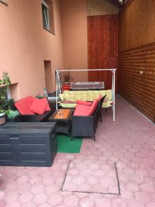 Postel nebo postele na pokoji v ubytování Apartma Metka