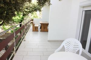 Ein Balkon oder eine Terrasse in der Unterkunft Apartment Pinta