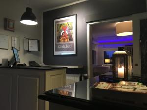 Dapur atau dapur kecil di Hotel Liselund