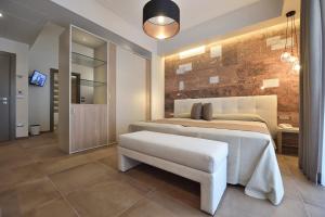 Postel nebo postele na pokoji v ubytování Hotel Pietra di Luna