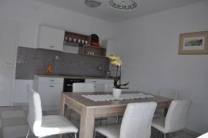 Kuchyň nebo kuchyňský kout v ubytování Apartments Maja Lopar