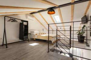 Postel nebo postele na pokoji v ubytování Apartments Stube 4
