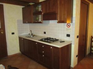 Kuchyň nebo kuchyňský kout v ubytování Agriturismo Il Vecchio Carro