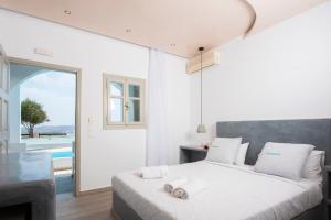 Кровать или кровати в номере Villa Galinia