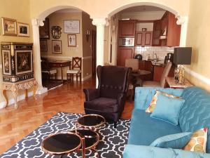 Część wypoczynkowa w obiekcie GoldStar Luxury Old Town Krakow Apartment