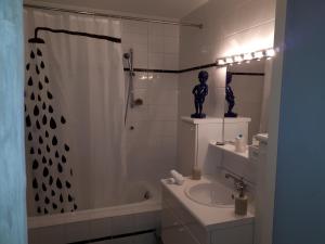 Koupelna v ubytování B&B Uccle + 21 fotografií