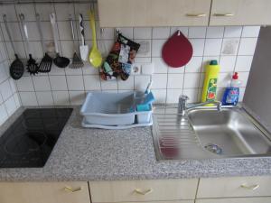 Küche/Küchenzeile in der Unterkunft Landhaus Geisler