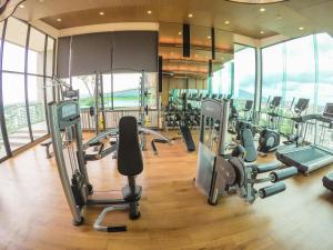Fitness centrum a/nebo fitness zařízení v ubytování The Astra A719