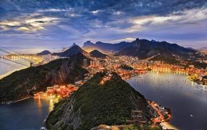 Vaade majutusasutusele Tupiniquim Hostel Rio de Janeiro linnulennult