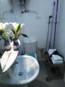 Luminoso y acogedor apto-1 Dorm-AA tesisinde bir banyo