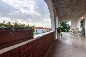 Balkón nebo terasa v ubytování Apartman Lastavica