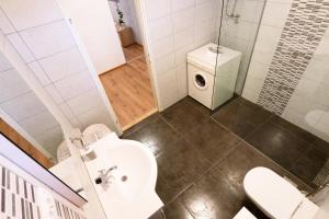 Koupelna v ubytování Apartman Lastavica