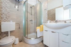 Koupelna v ubytování Guesthouse Miranda NP Krka