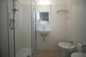 Koupelna v ubytování B&B Z'Angelina