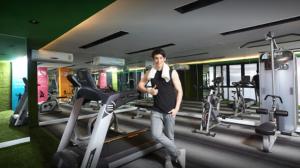 Fitness centrum a/nebo fitness zařízení v ubytování Icondo Salaya Mahidol university (Salaya campus)