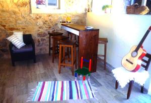 Posezení v ubytování Albergue-Hostel Casa da Gandara