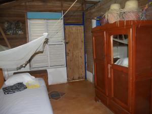 A bed or beds in a room at Ecotopía Park