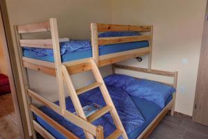Palanda nebo palandy na pokoji v ubytování Apartma Marjetica II.