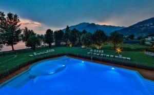 Widok na góry z tego hotelu