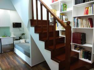 Knihovna v bed and breakfast