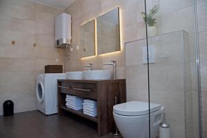 Kúpeľňa v ubytovaní Besker Apartment
