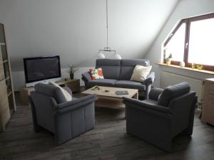 Posezení v ubytování Ferienwohnung Udo und Stefani Laux