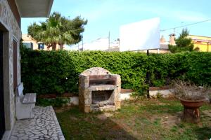 A garden outside Ostello Salento