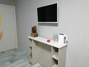 TV a/nebo společenská místnost v ubytování ObolonSky