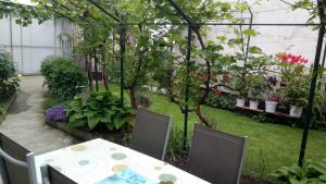 Vonkajšia záhrada v ubytovaní MZ Apartment