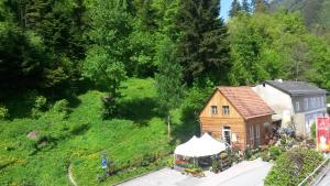 Hotel Gasthof Lercher外面的花园