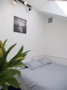 Posteľ alebo postele v izbe v ubytovaní Apartament Biały Żagiel