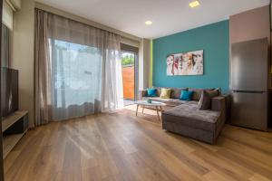 Χώρος καθιστικού στο EUPHORIA Luxury Apartment