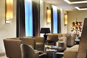 A seating area at Uptown Palace