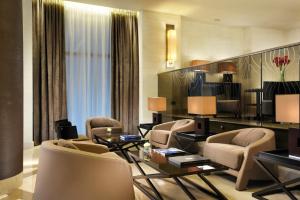 A seating area at Uptown Palace