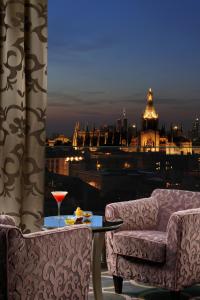 A seating area at Uptown Palace