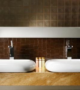 A bathroom at Uptown Palace