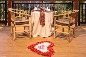 Restaurace v ubytování Bliss Ubud Abangan