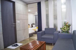 Hotel Darshan SP Ring Road的休息区