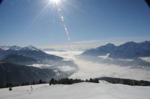 Mecki's Dolomiten Panorama Stubn v zimě