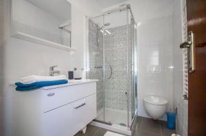 Een badkamer bij Pineta House Vidos