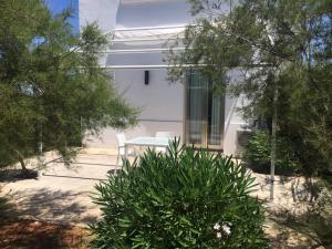 A garden outside Porto Gaio Accomodation
