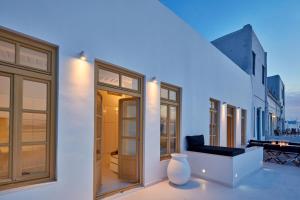 Balkón nebo terasa v ubytování Villa Kampani Sea View Villa Mykonos Town