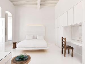 Postel nebo postele na pokoji v ubytování Villa Kampani Sea View Villa Mykonos Town