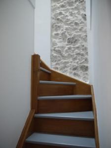 a set of stairs in a room at Vieille Ville 2 - La Petite Maison à Safranier, 2 bedrooms, max 4 adults and 2 kids in Antibes