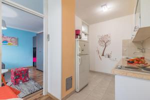 Kuchyň nebo kuchyňský kout v ubytování Cosy apartment Zupanic