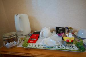 Coffee and tea-making facilities at Clyde House 