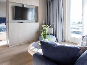TV a/nebo společenská místnost v ubytování monte mare SAUNA-SPA-SPORTS-HOTEL