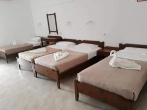 A bed or beds in a room at Studios Stavris